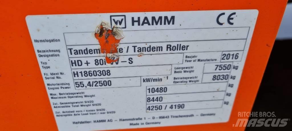 Hamm HD+ 80 i VV-S Duowalsen