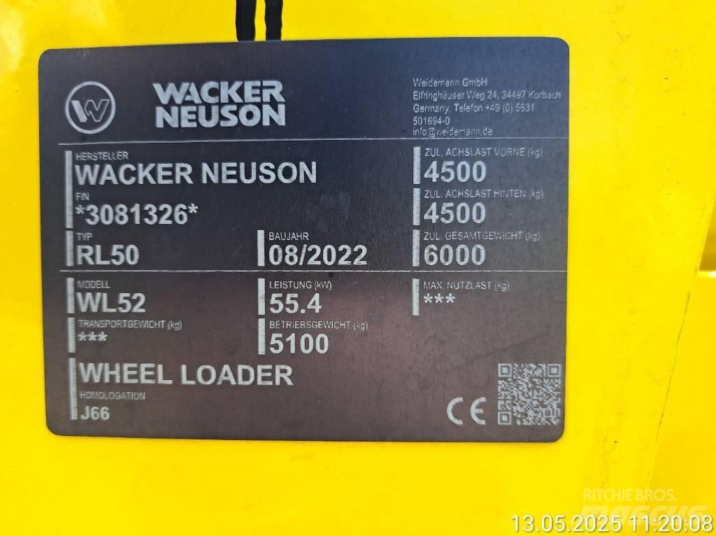 Wacker Neuson WL52 Wielladers