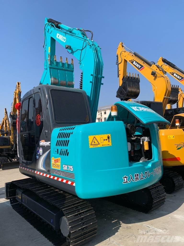 Kobelco SK 75 Rupsgraafmachines