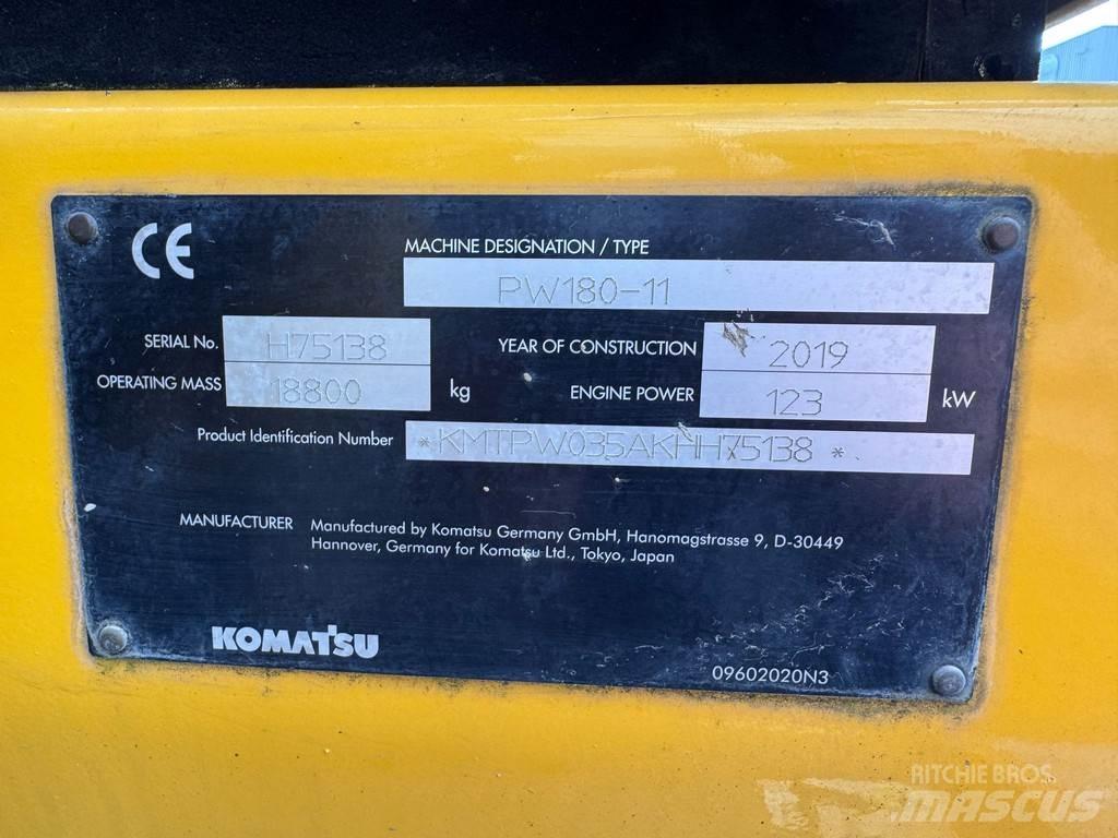Komatsu PW180-11 Wielgraafmachines