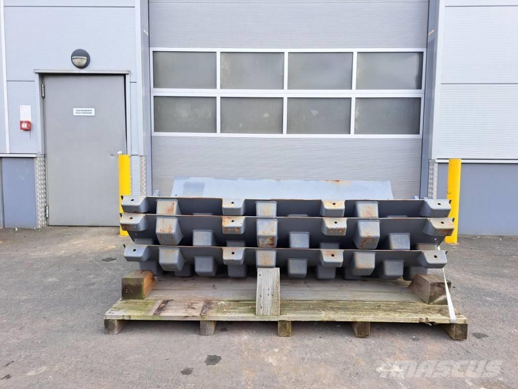 Hamm HC 130i Rupsbanden, kettingen en onderstel