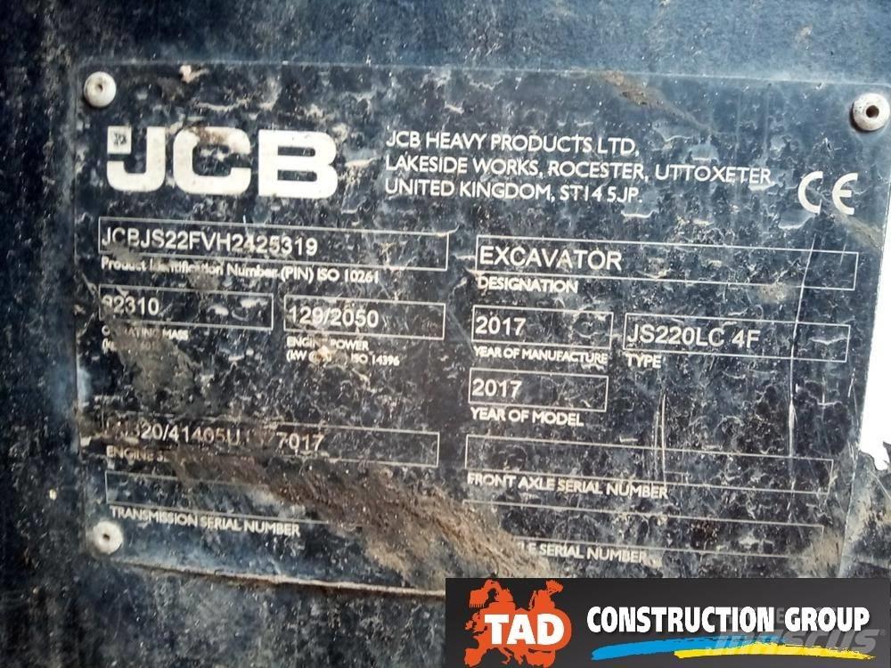 JCB JS 220 LC Rupsgraafmachines