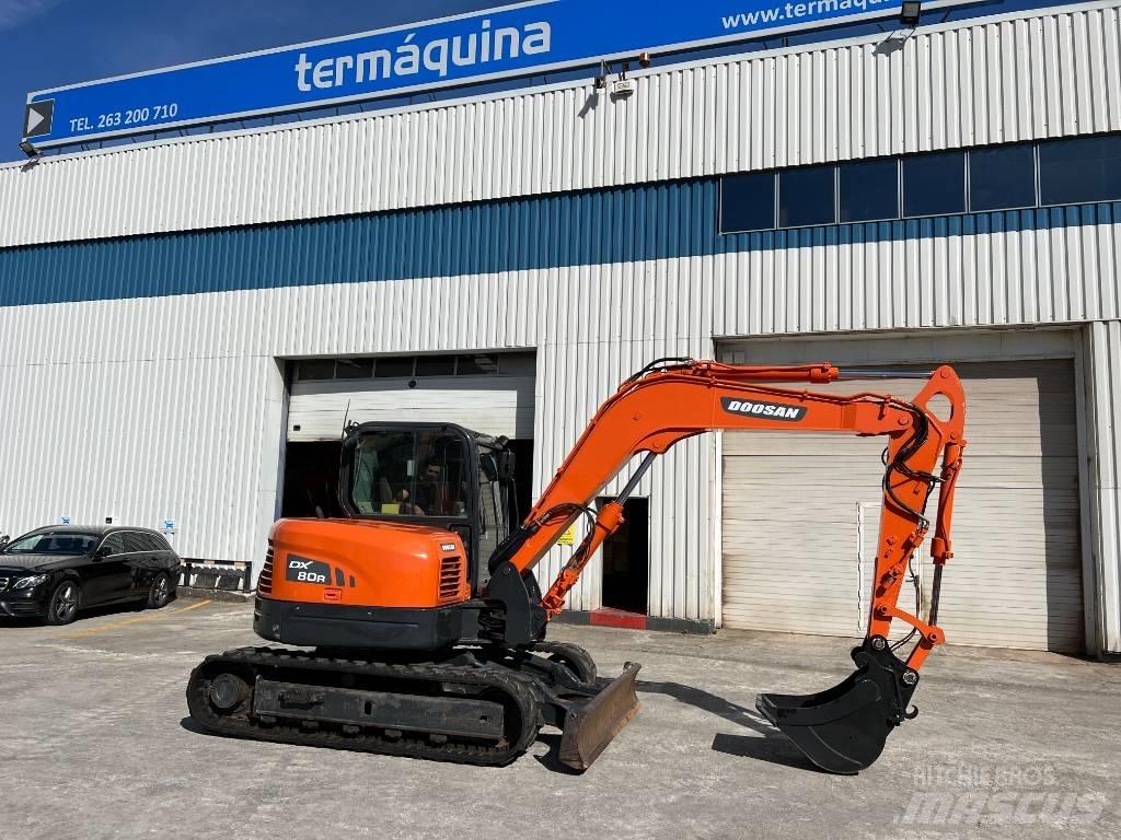 Doosan DX 80 R Midigraafmachines 7t - 12t