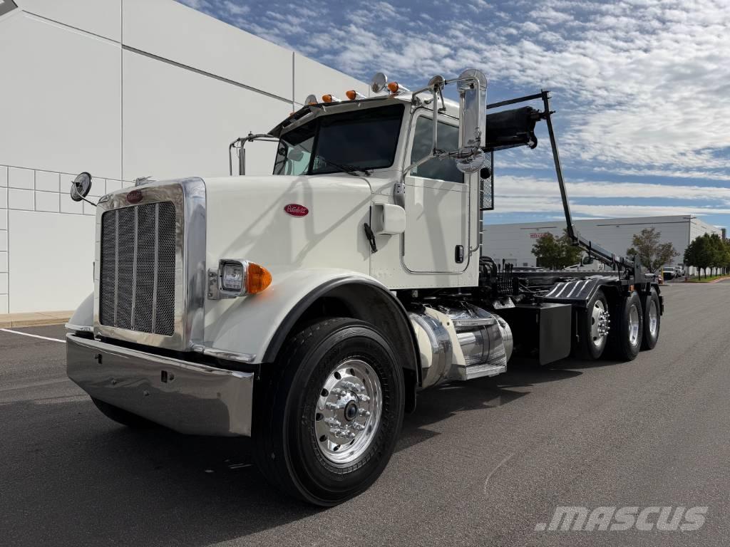 Peterbilt 365 Containertrucks met kabelsysteem