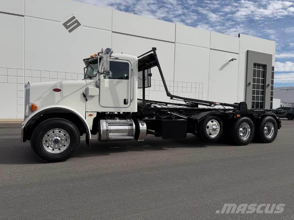 Peterbilt 365 Containertrucks met kabelsysteem