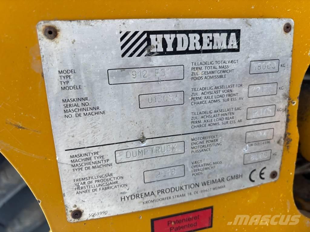 Hydrema 912 FS Knik dumptrucks