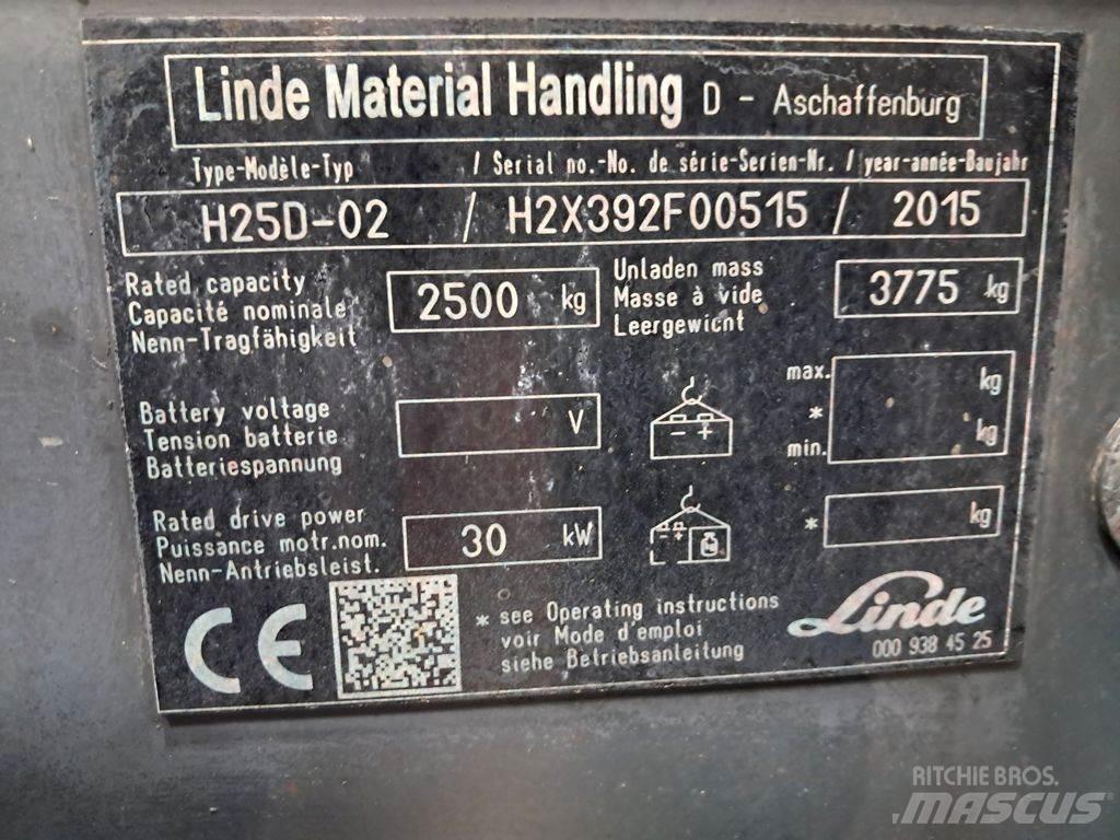Linde H25D-02 Diesel heftrucks