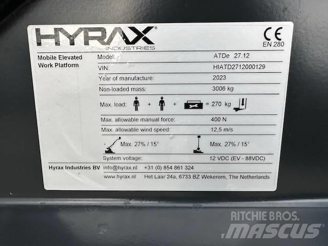 Hyrax ATDe 27.12 Telescoophoogwerkers