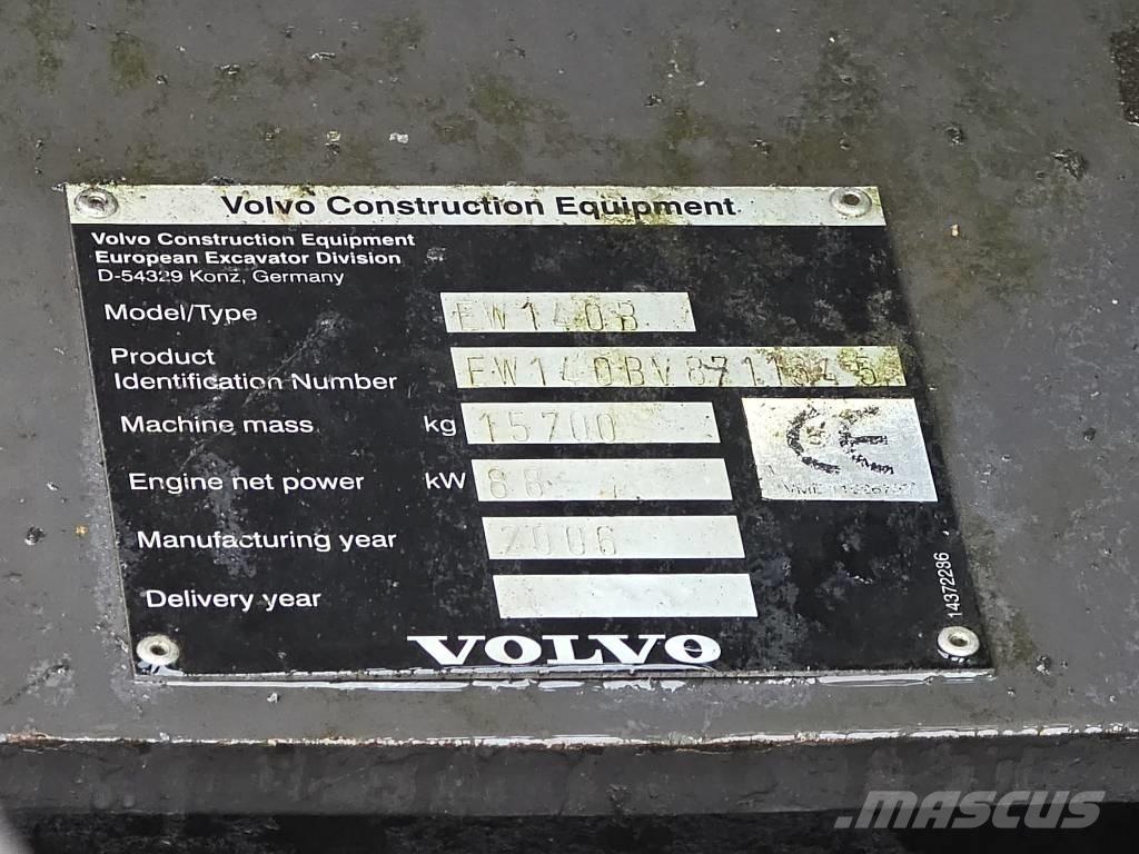 Volvo EW 140 B Wielgraafmachines