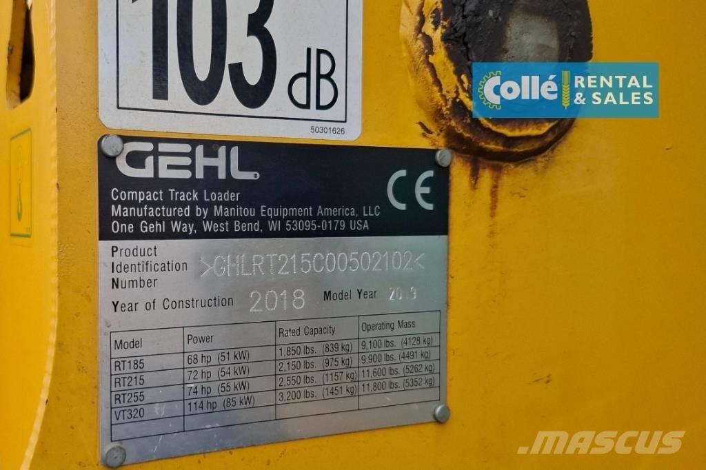 Gehl RT215 | 2018 Rupsladers