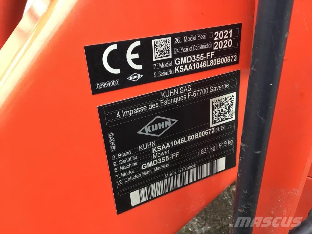 Kuhn GMD 355 Maaiers