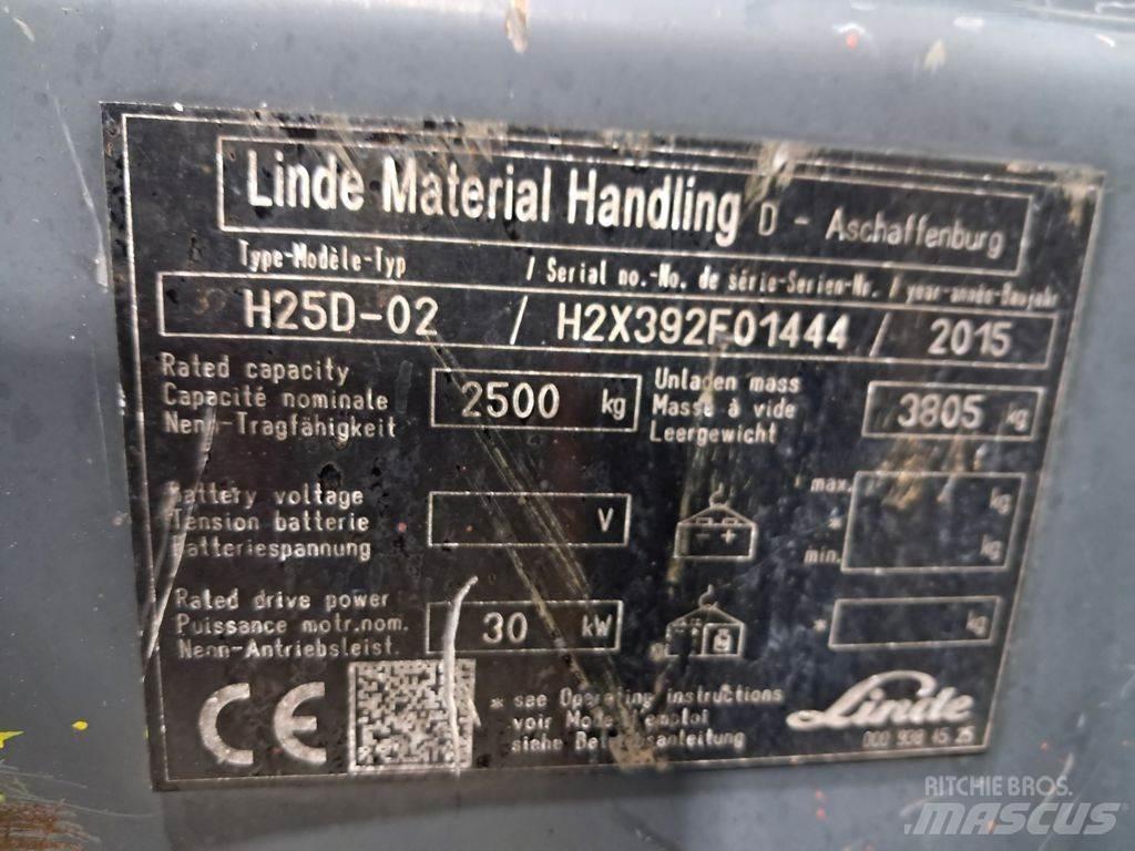 Linde H25D-02 Diesel heftrucks