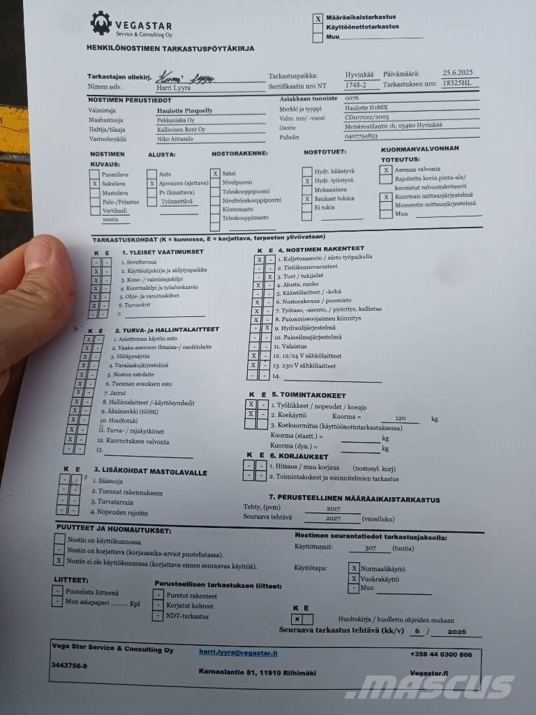 Haulotte H 18 SX Schaarhoogwerkers