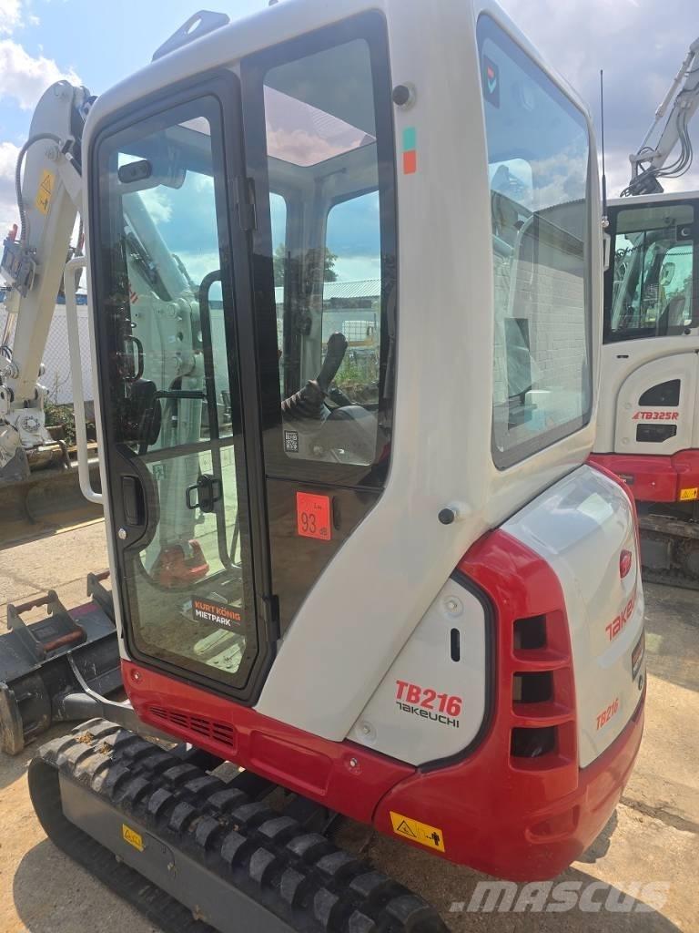 Takeuchi TB 216 A Minigraafmachines < 7t
