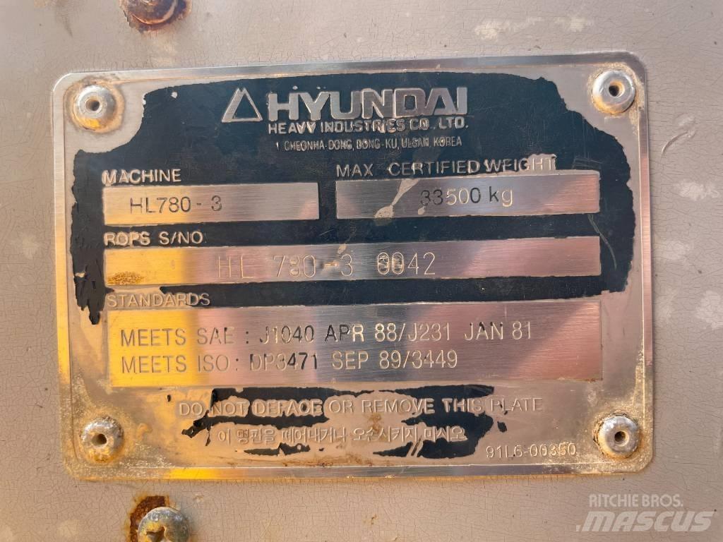 Hyundai HL 780-3 A Wielladers