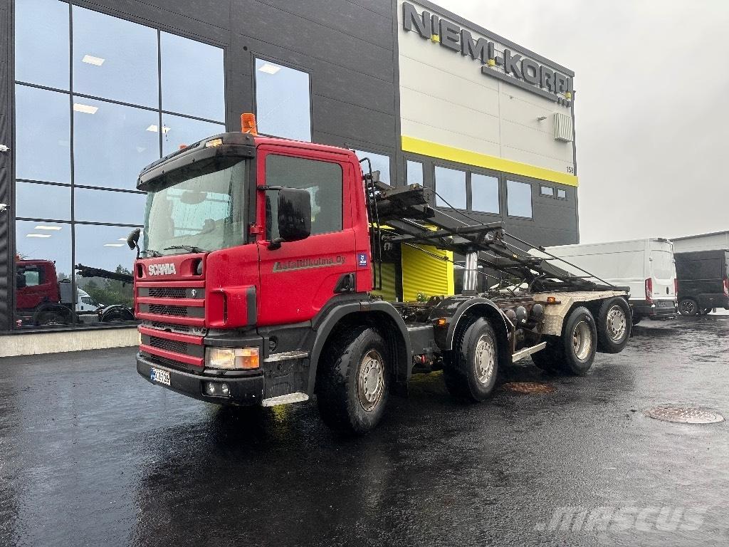 Scania P114 8x2*6 Containertrucks met kabelsysteem