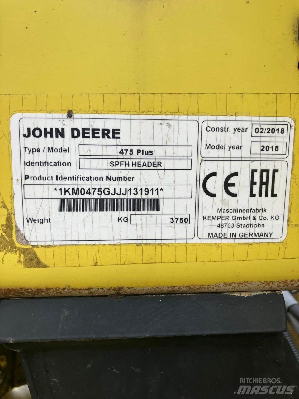 John Deere 8500 Zelfrijdende veldhakselaars