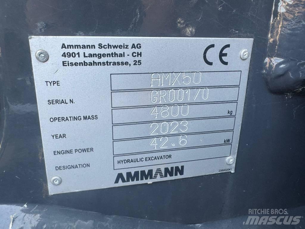 Ammann AMX 25 Minigraafmachines < 7t