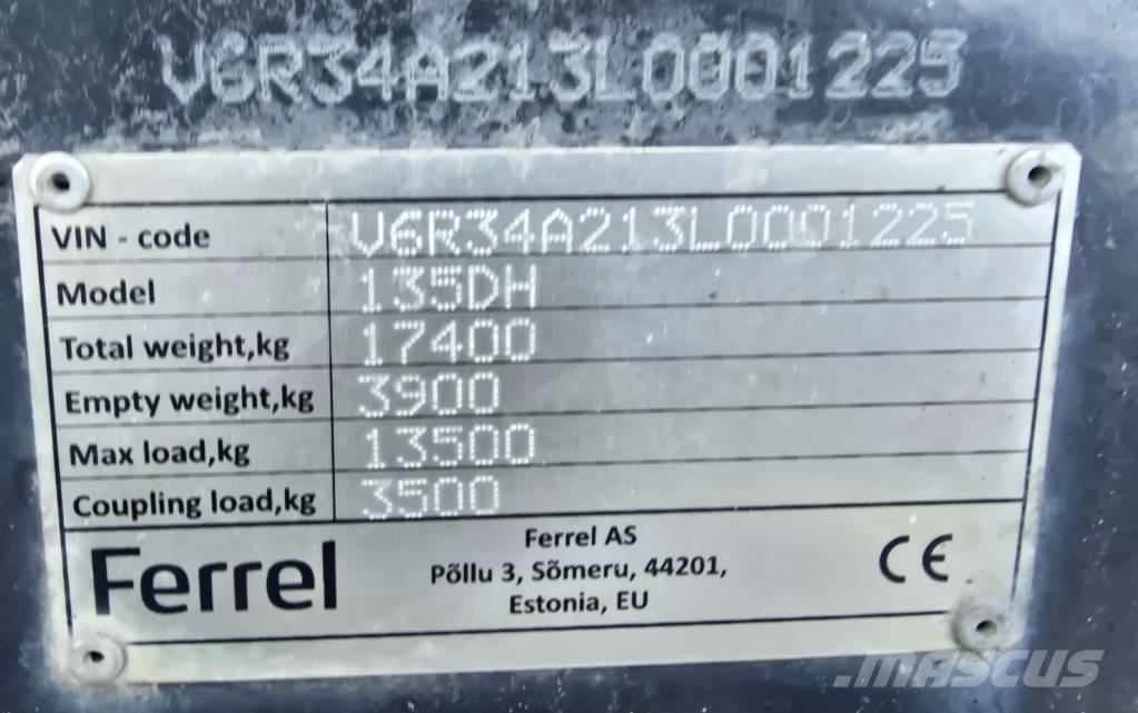Ferrel 135DH Overige aanhangers