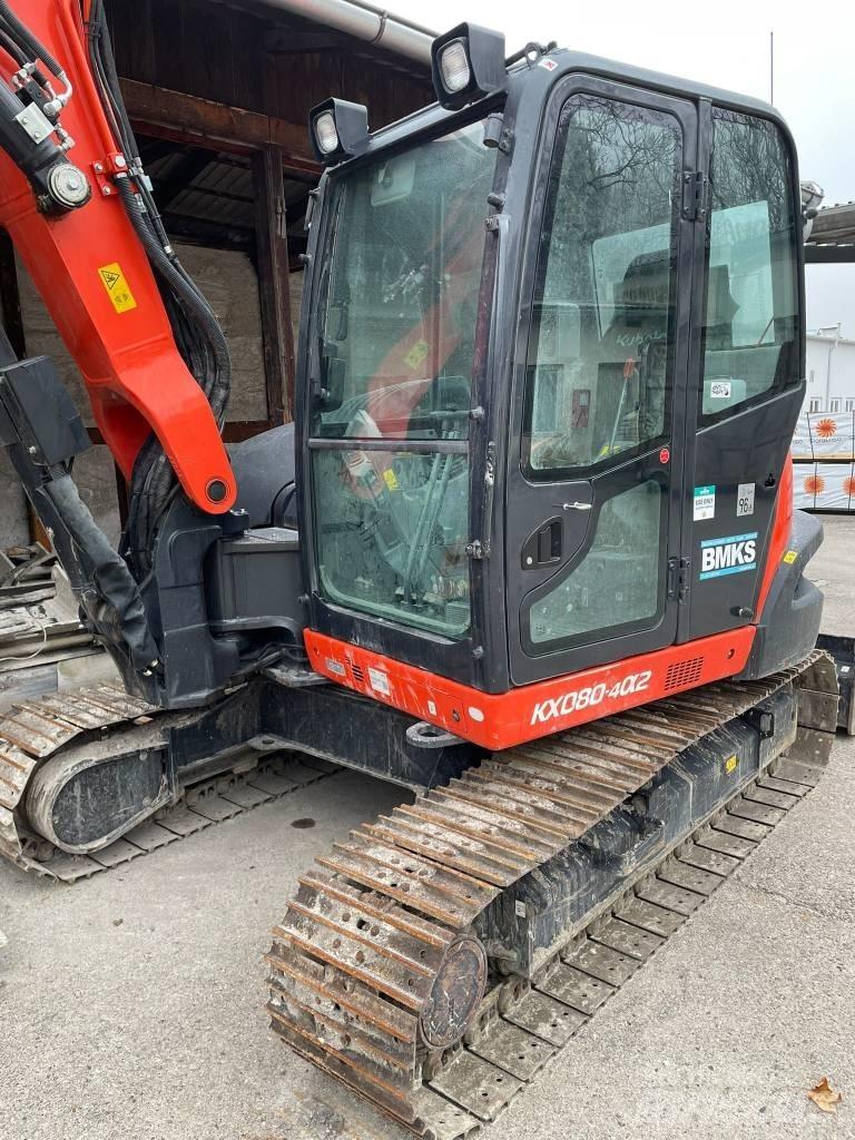 Kubota KX 080-4a2 Midigraafmachines 7t - 12t