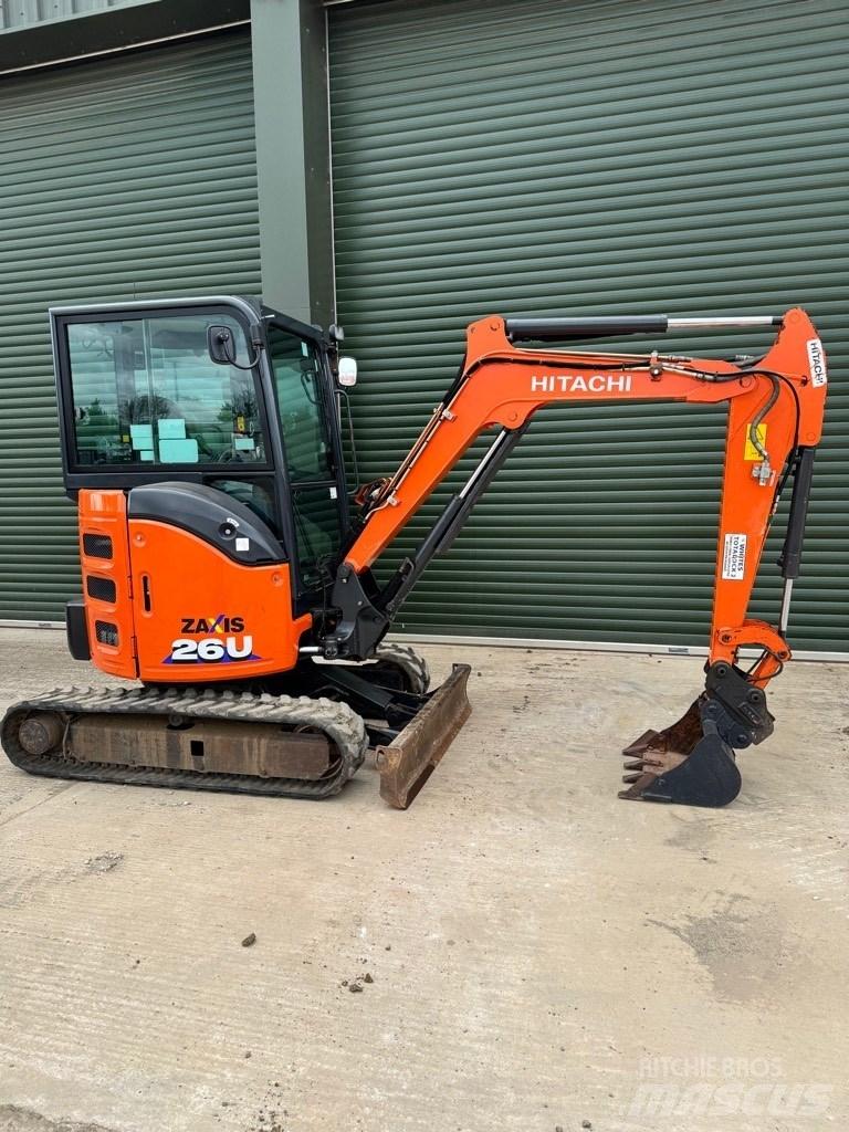 Hitachi 26U-6 CR Minigraafmachines < 7t