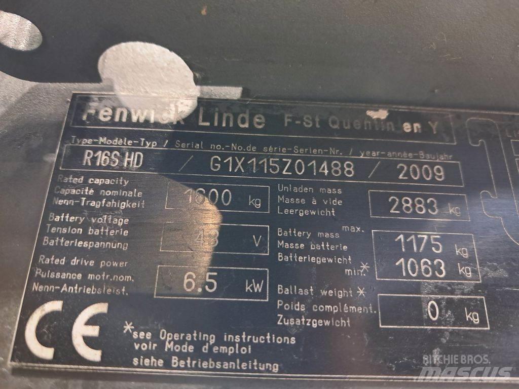 Linde R16 S HD Reachtruck voor hoog niveau