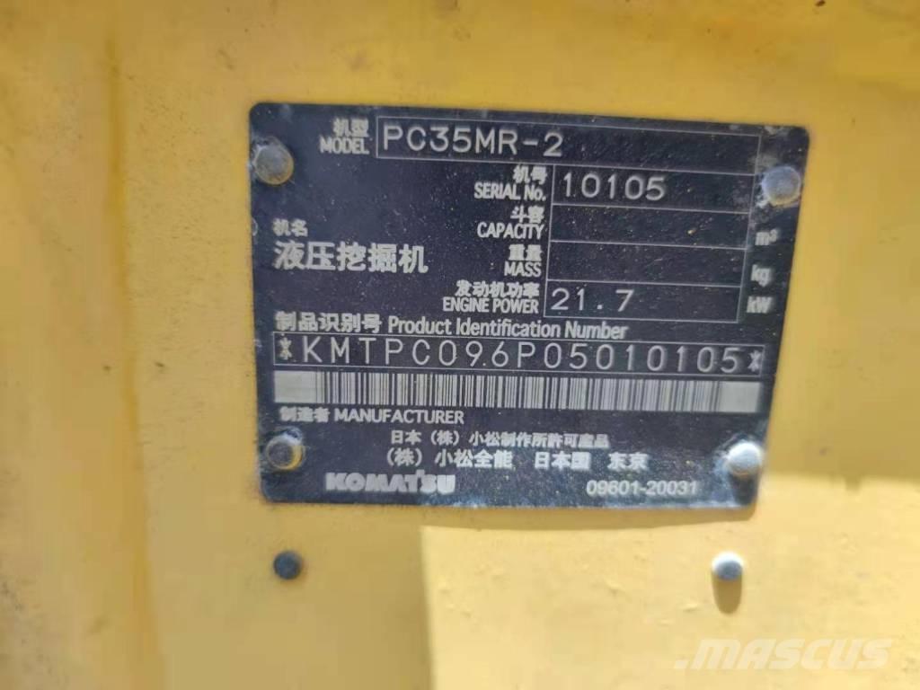 Komatsu PC 35 MR Minigraafmachines < 7t