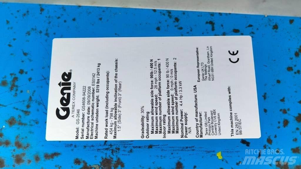 Genie GS 2646 Schaarhoogwerkers