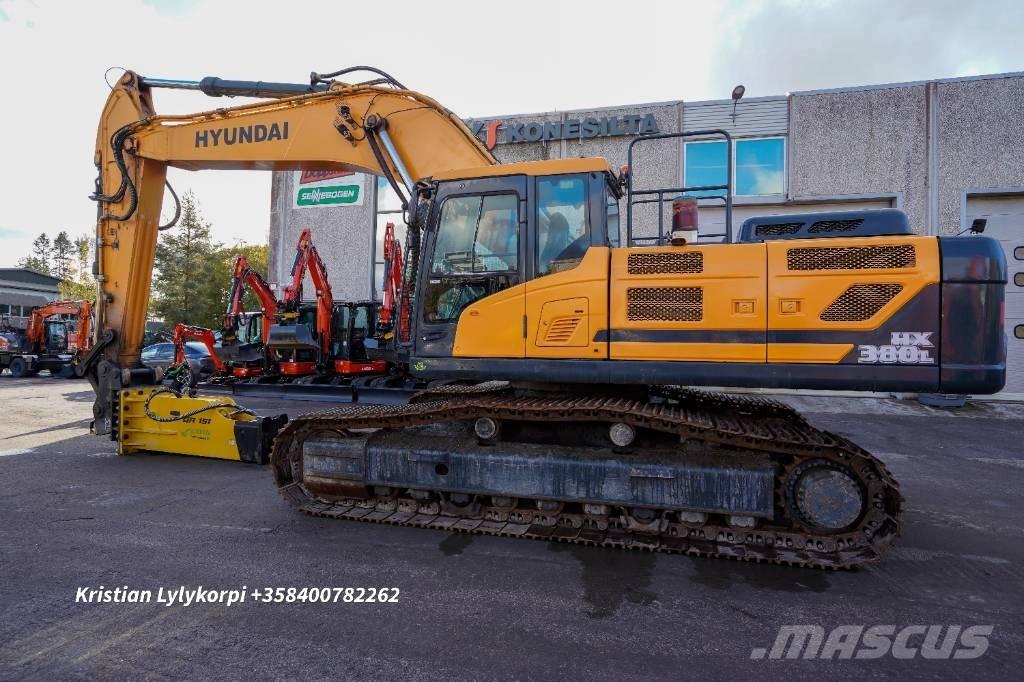Hyundai HX 380 L Rupsgraafmachines
