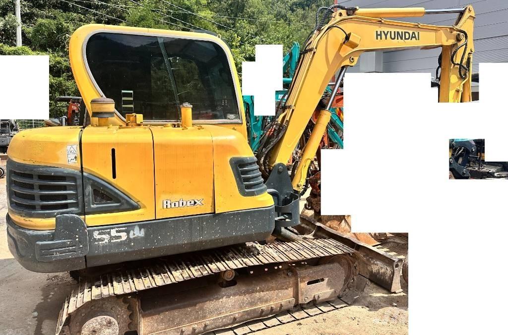 Hyundai Robex 55 Minigraafmachines < 7t