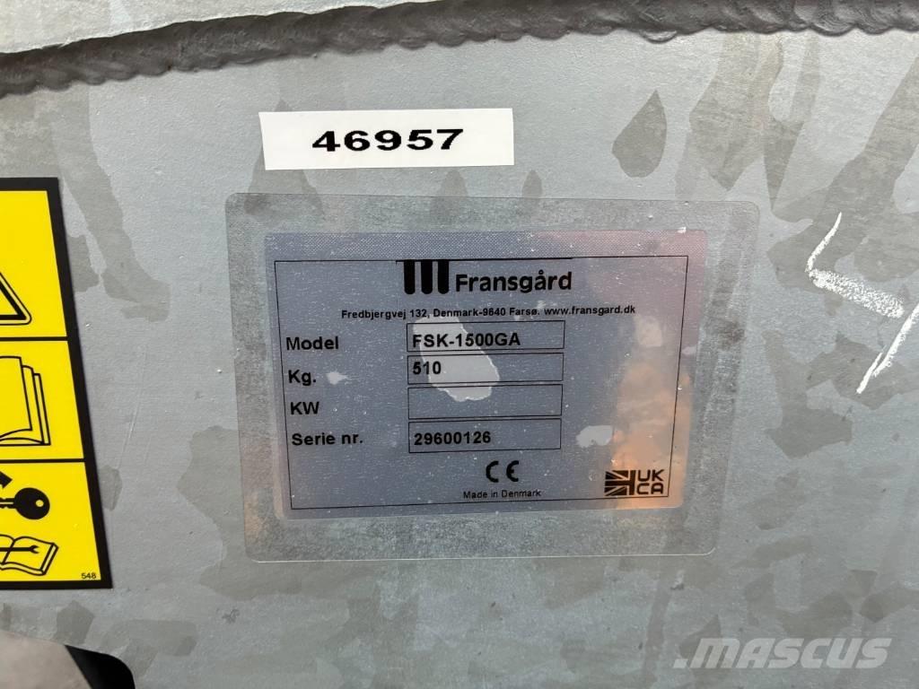 Fransgård FSK-1500 Zand- en zoutstrooimachines