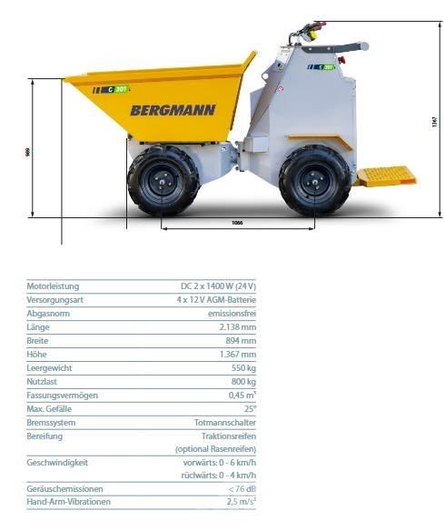 Bergmann C 301L Mini Dumpers