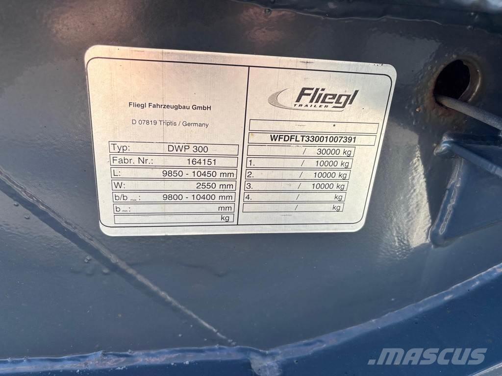 Fliegl 3-AXLE BDF Containerchassis