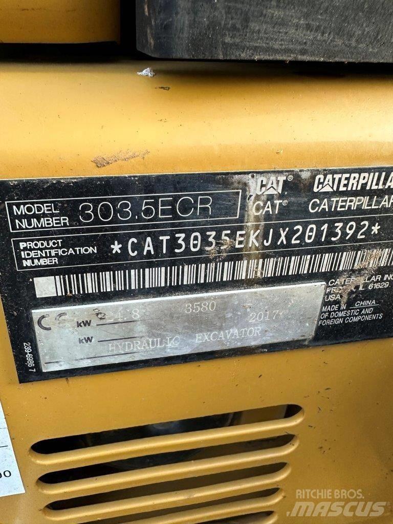 CAT 303.5 E CR Minigraafmachines < 7t
