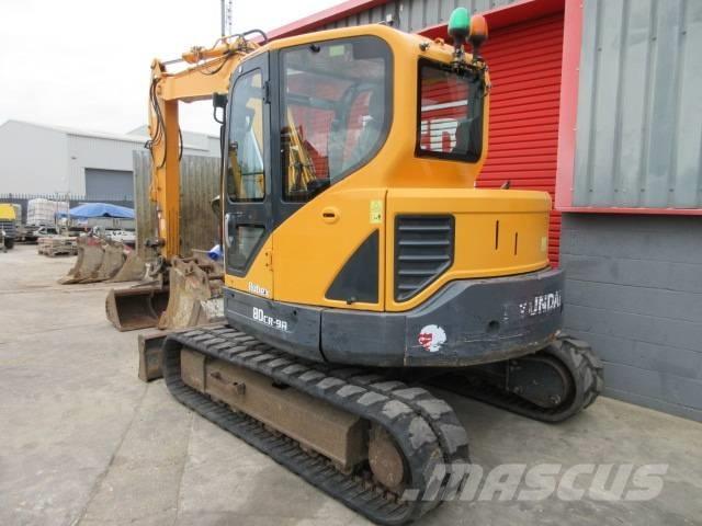 Hyundai R 80 CR-9A Midigraafmachines 7t - 12t