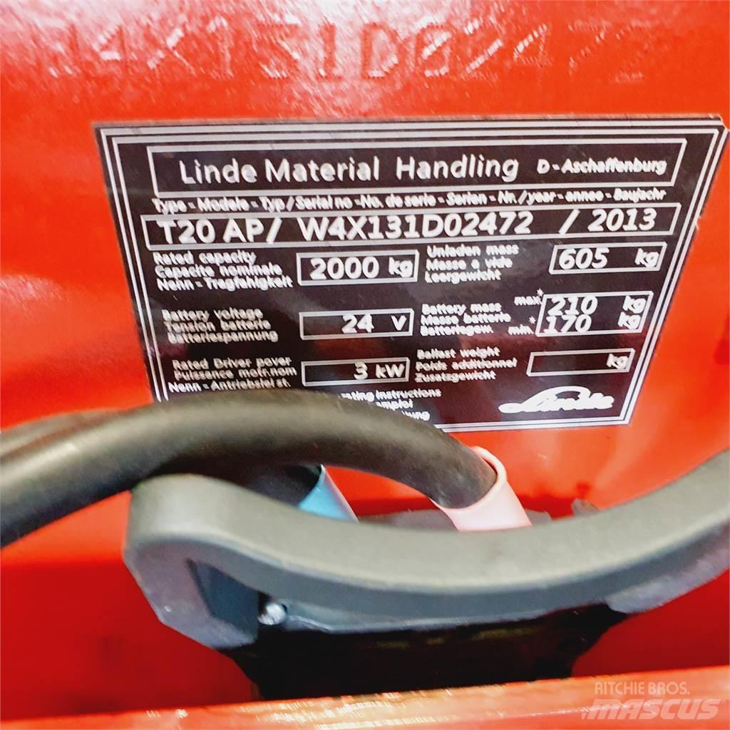 Linde T20AP kurz Electro-pallettrucks