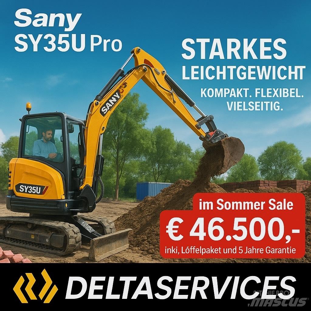 Sany SY 35 U Minigraafmachines < 7t
