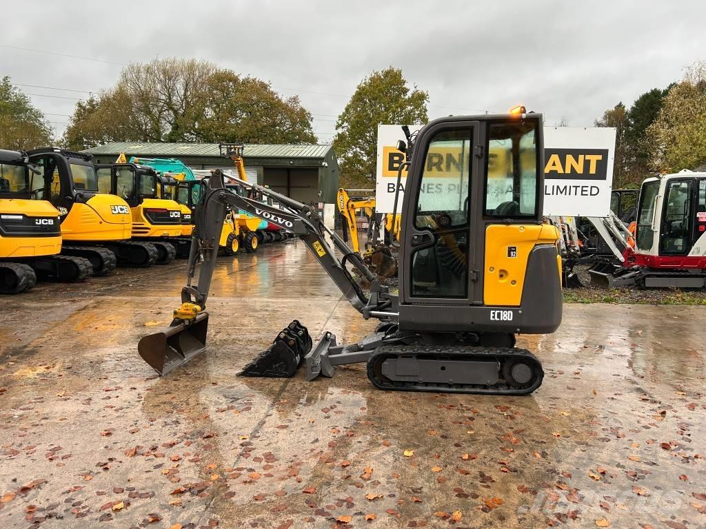 Volvo ec18d Minigraafmachines < 7t