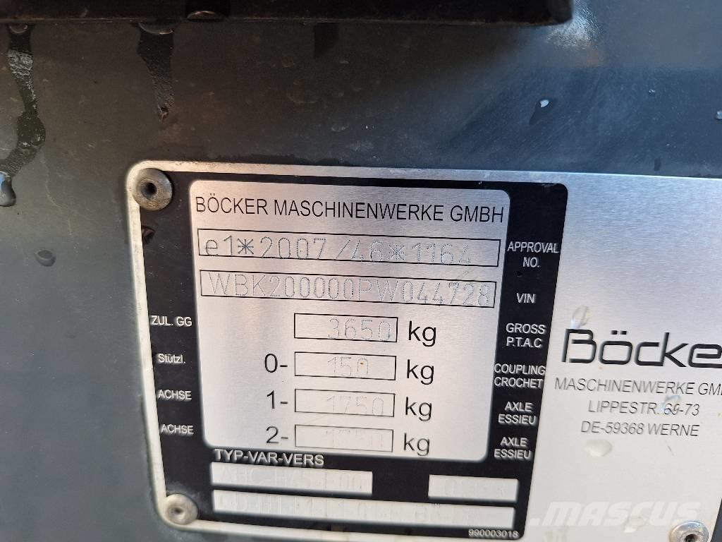 Böcker AHK 36/2400 Overige hijsinrichtingen