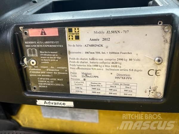 Hyster J2.5XN Elektrische heftrucks