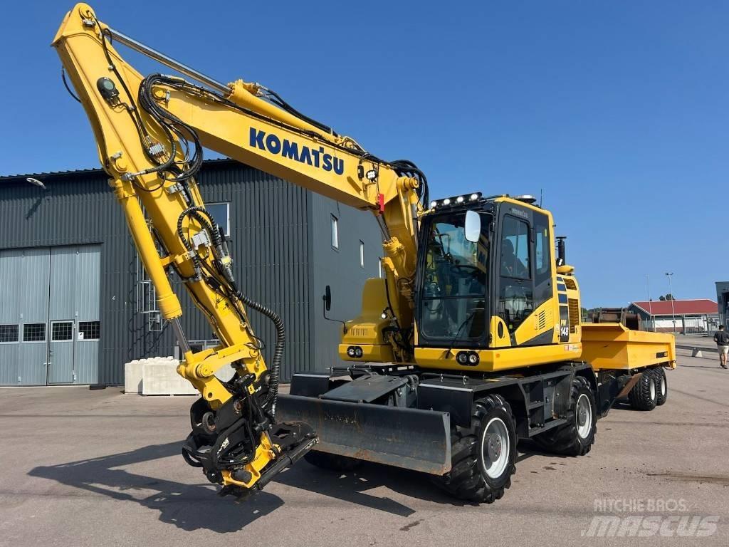 Komatsu PW148-11 Wielgraafmachines