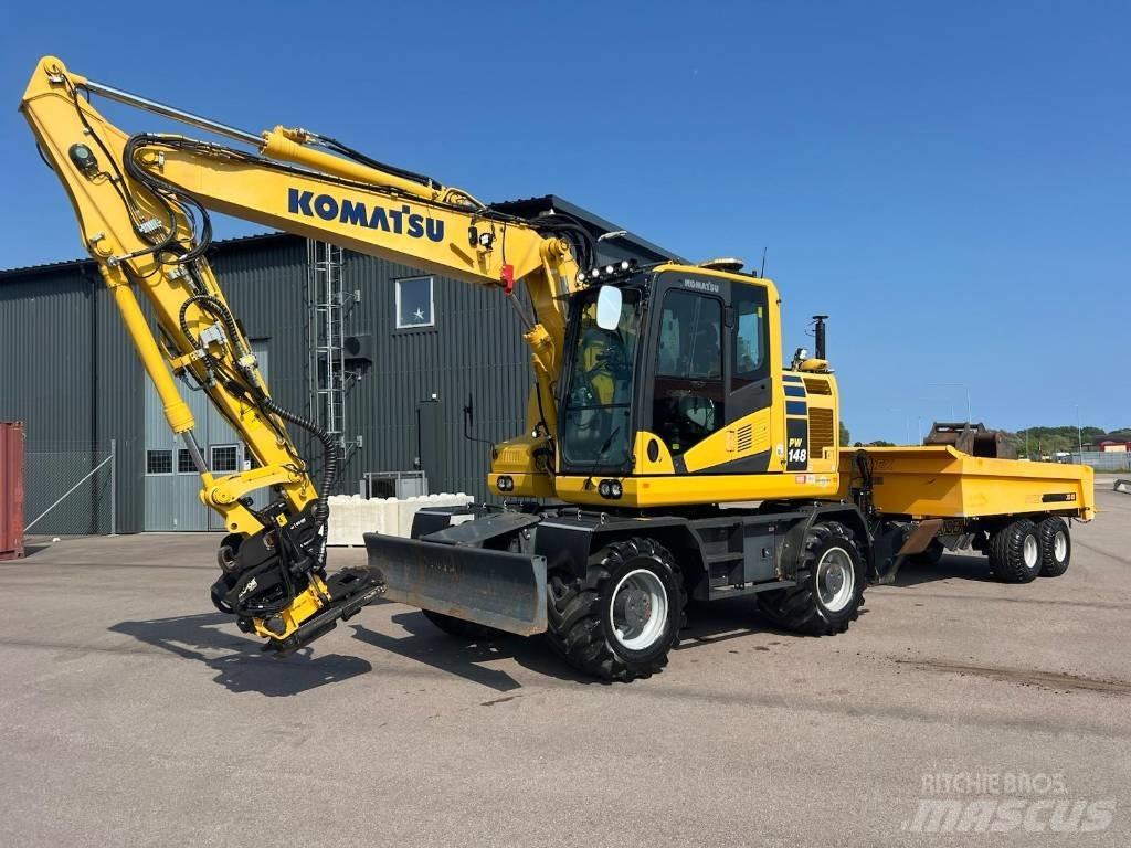 Komatsu PW148-11 Wielgraafmachines