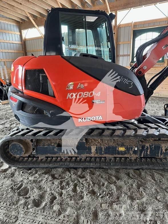 Kubota KX080-4 Rupsgraafmachines