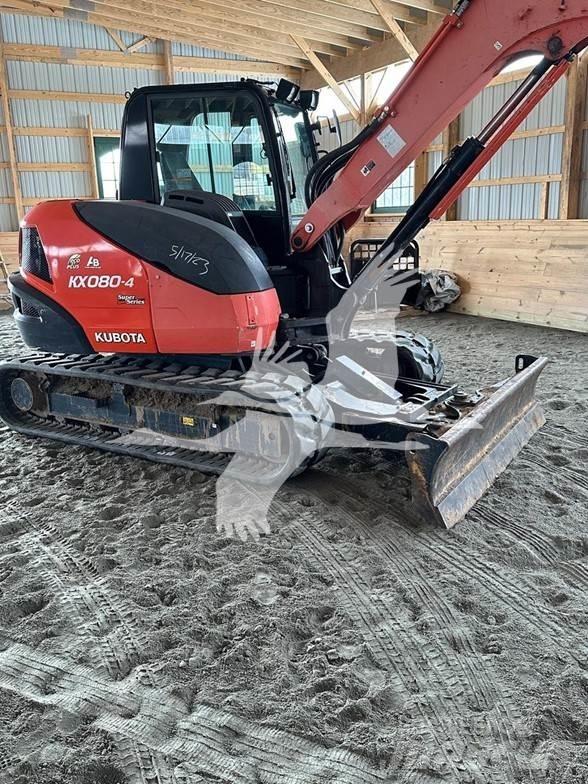 Kubota KX080-4 Rupsgraafmachines