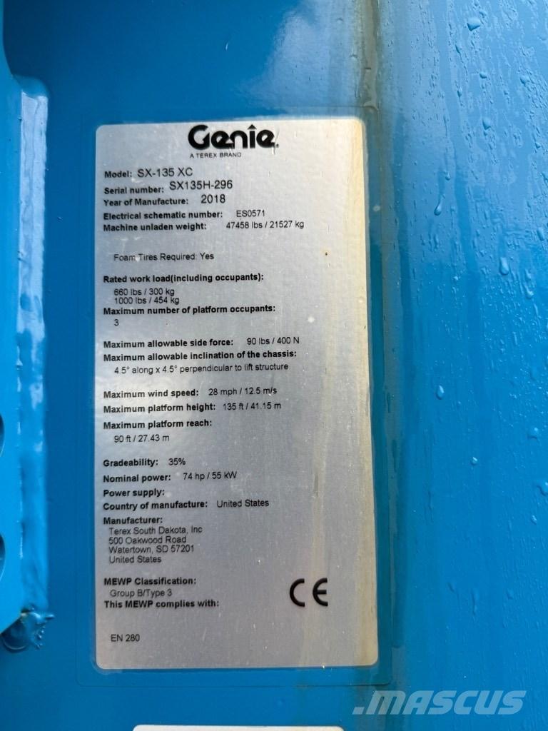 Genie SX 135 XC Knikarmhoogwerkers