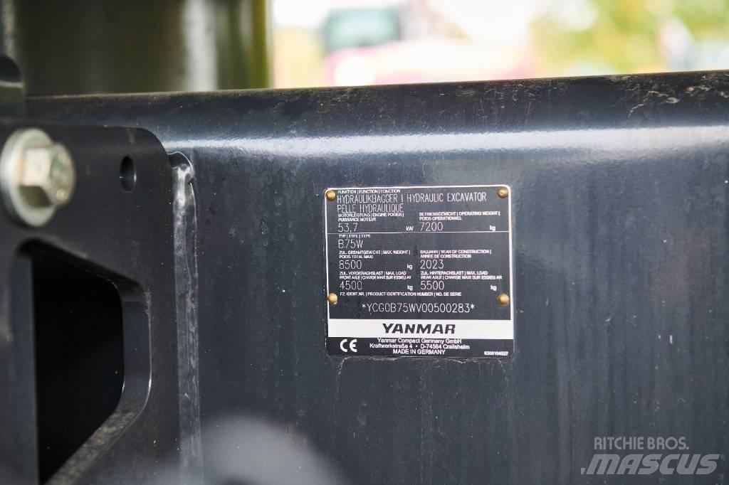 Yanmar B 75 W Wielgraafmachines