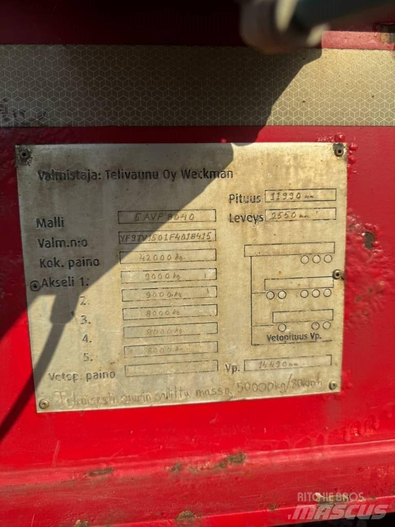 Weckman 5 AVP 8040 Hout-Aanhangers