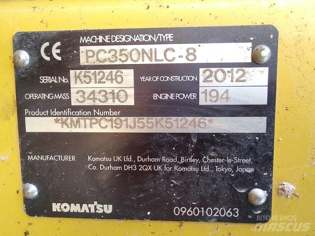 Komatsu PC 350 NLC-8 Rupsgraafmachines