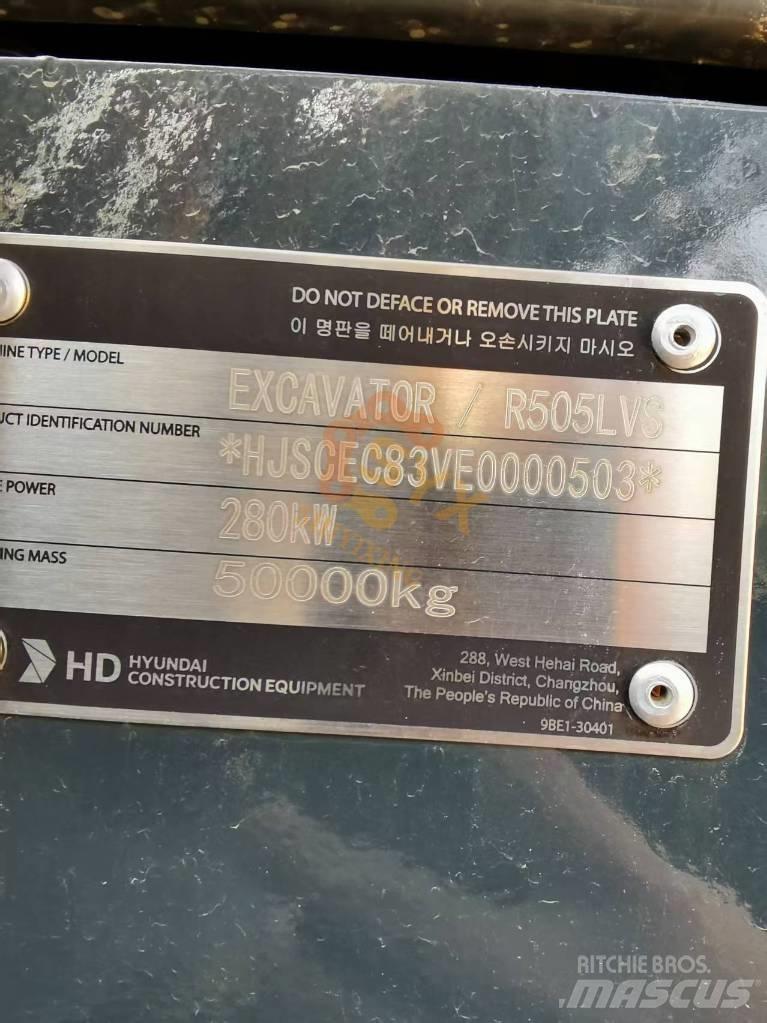 Hyundai R 505 L VS Rupsgraafmachines