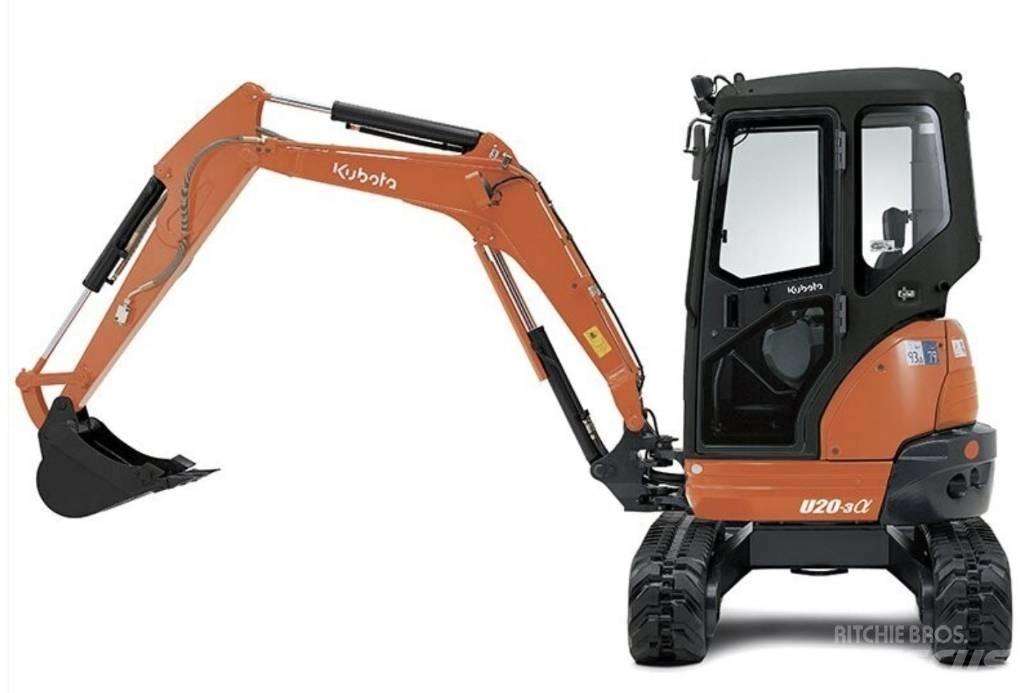 Kubota U 20-3 Minigraafmachines < 7t